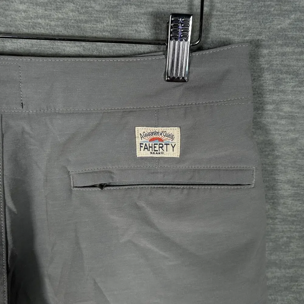 Faherty All Day Shorts Men 28 Gray 7